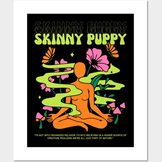 Skinny Puppy // Yoga Wall Art by Mamamiyah